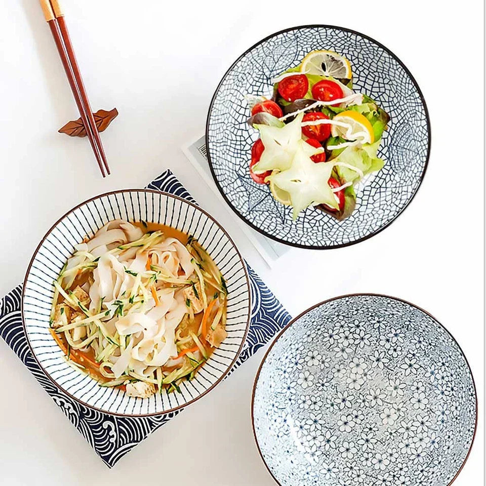 60 Oz Pho Bowls, Large Soup Bowl, Japanese Ramen Bowl Set, Big Porcelain Bowls S