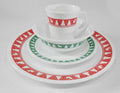 Corelle WINTER FESTIVAL 18-oz SOUP BOWL Green Christmas Tree Snowmen Reindeer
